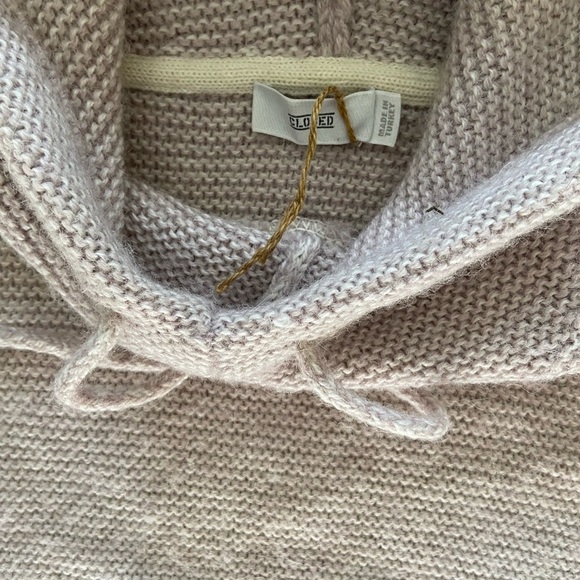 Closed Alpaca/Wool blend hoodie sweater size S ,New no tag in light purple/gray - Picture 4 of 4